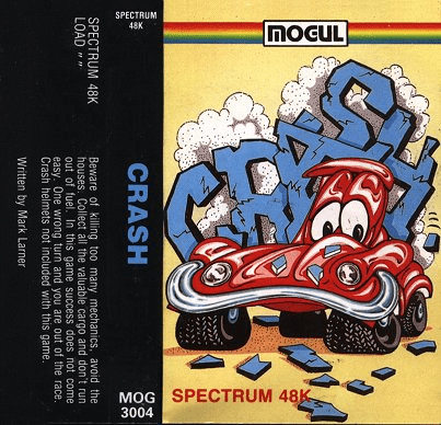 Crash box art for ZX Spectrum